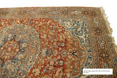 Antique Persian Tabriz Carpet, 19th Century
