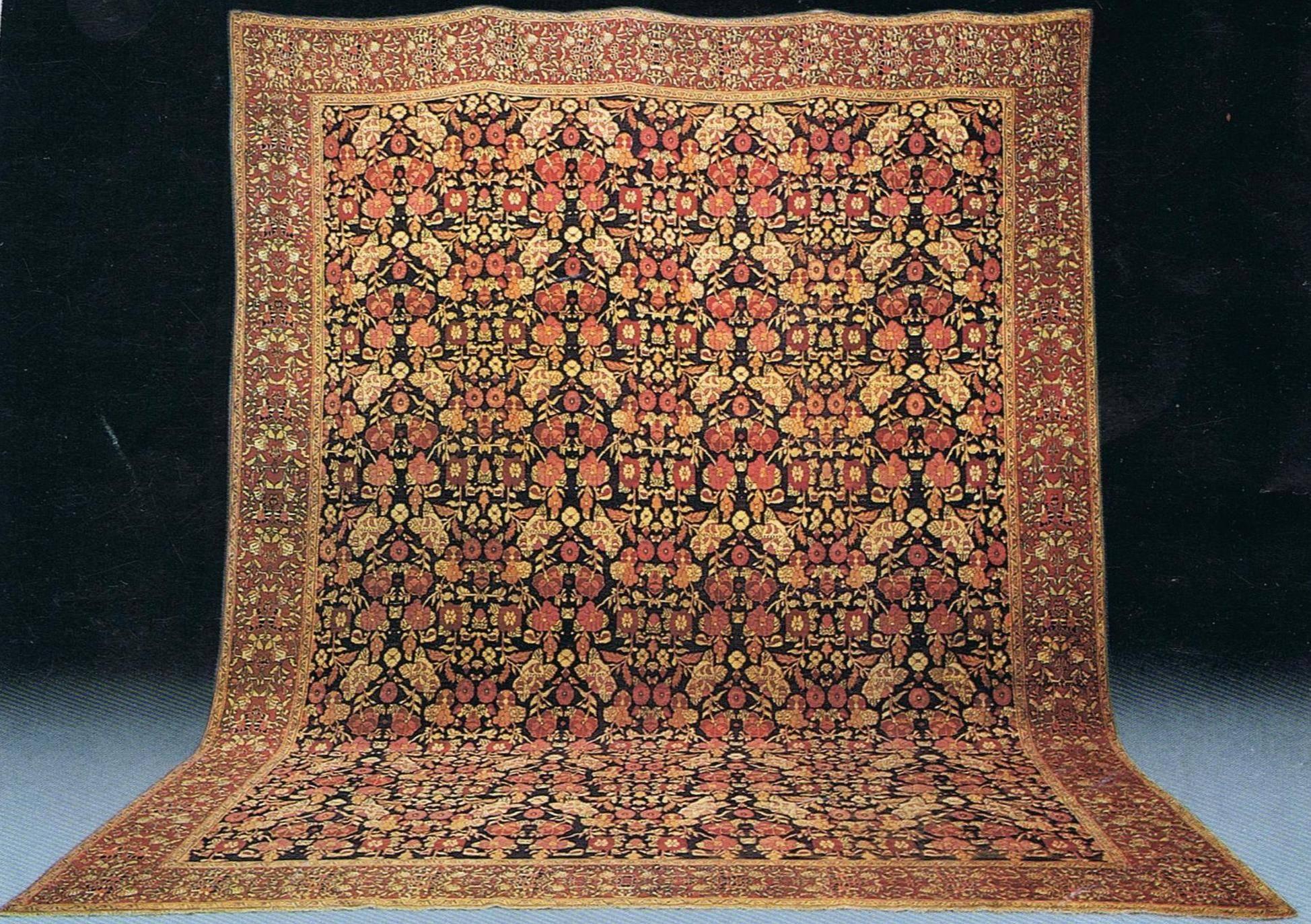 Antique Indian Agra Carpet, 19th Century For Sale 1