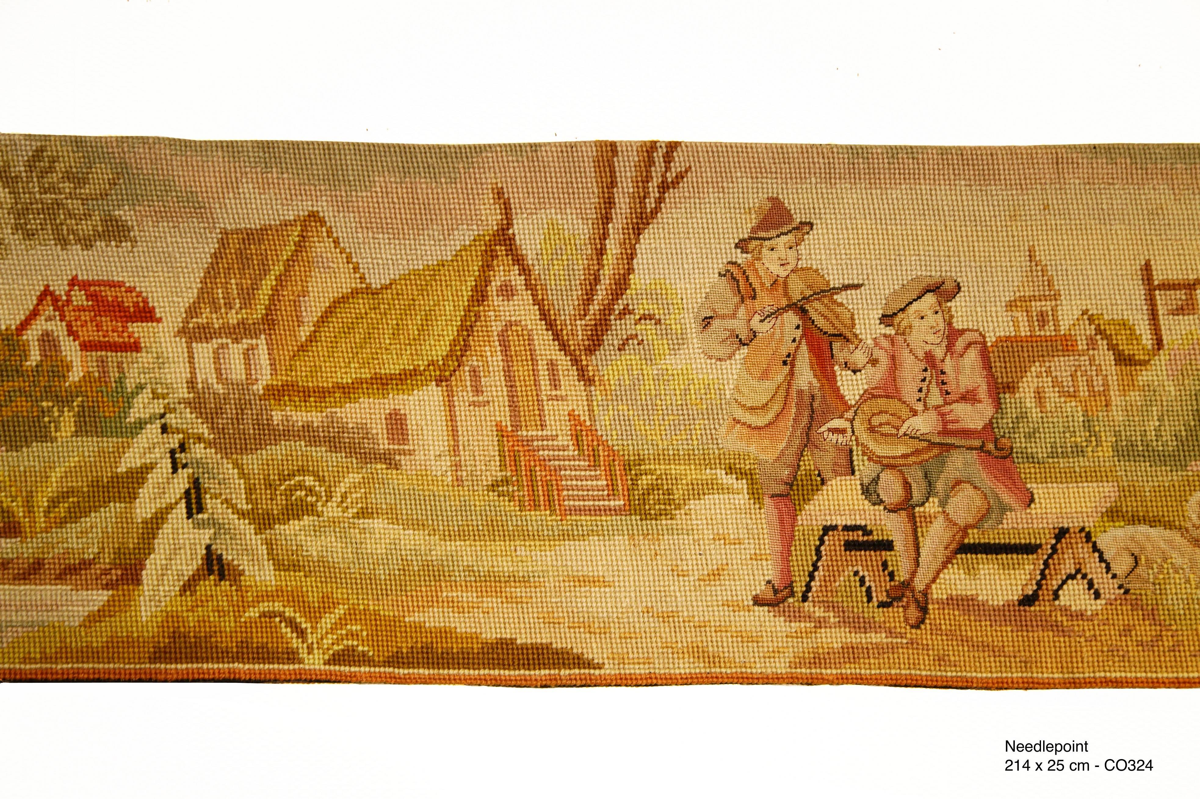 19th Century Needlepoint For Sale