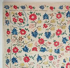 Antique Ottoman Silk Embroidery 18th Century