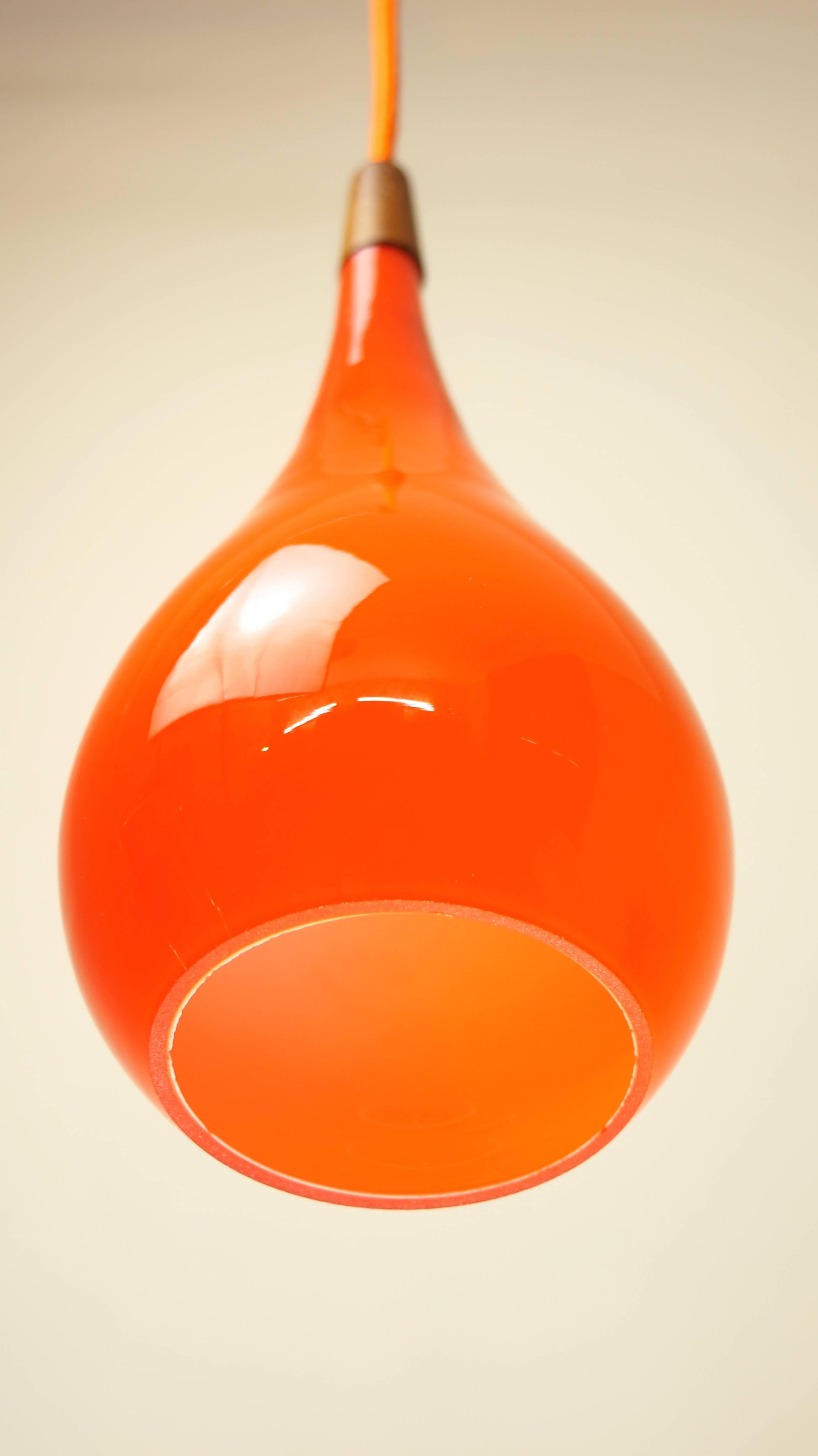 orange pendant