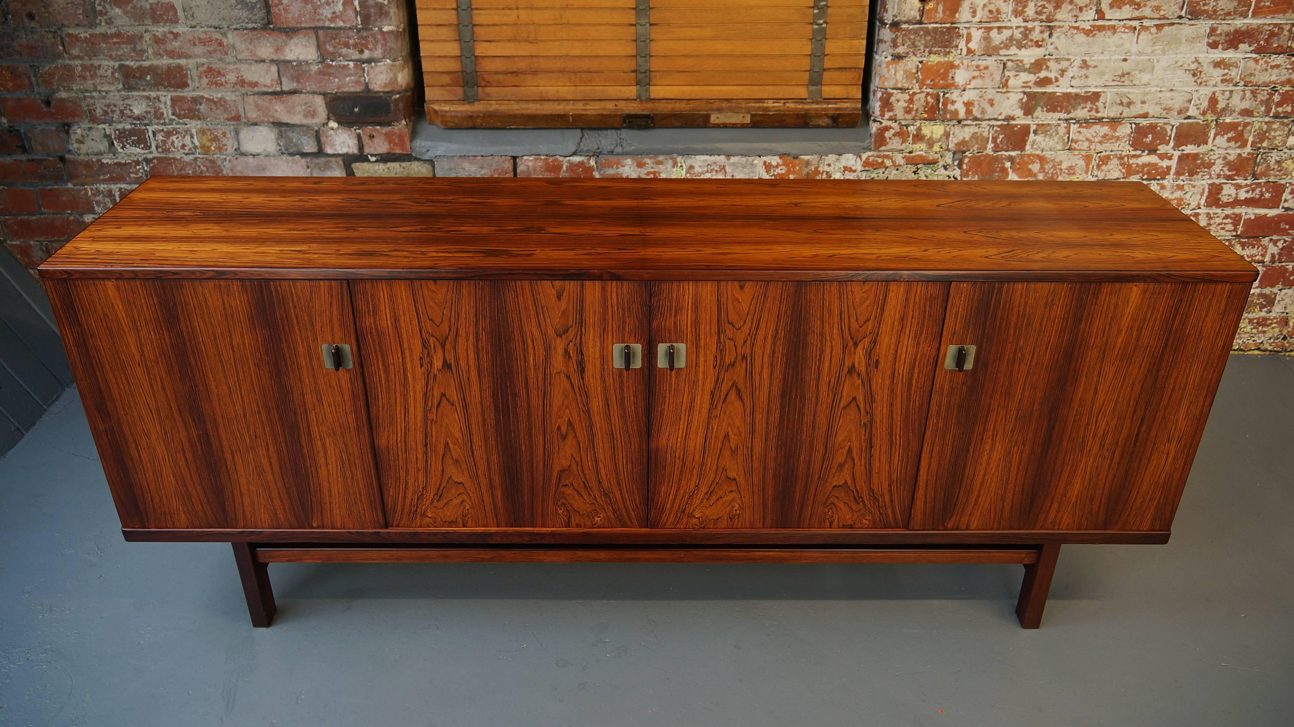 Danish Rosewood Credenza or Sideboard by Nils Jonsson 4