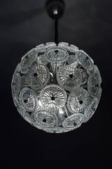 Beautiful Italian Vintage Glass Sputnik Pendant Light Chandelier, 1960s