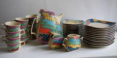 Coffee Tea Service Flash One Dorothy Hafner Rosenthal Studio-Line Germany, 1980s
