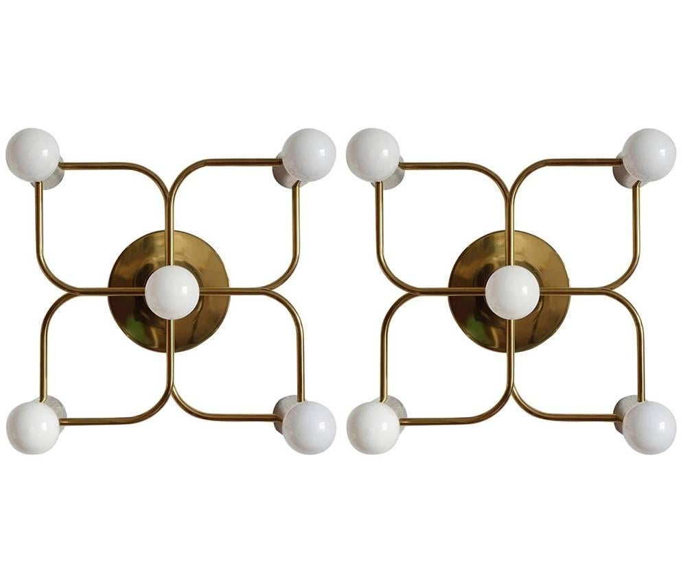 20th Century Sculptural Ceiling or Wall Lights Flush Mounts Chandeliers by Leola, 1960s