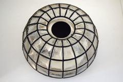 Un des... Plafonnier ou applique murale en verre soufflé d'époque allemande 1960