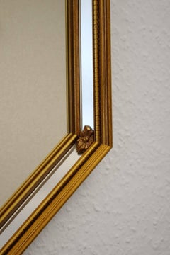 Beautiful Vintage French Regency Giltwood Wall Mirror, 1950s