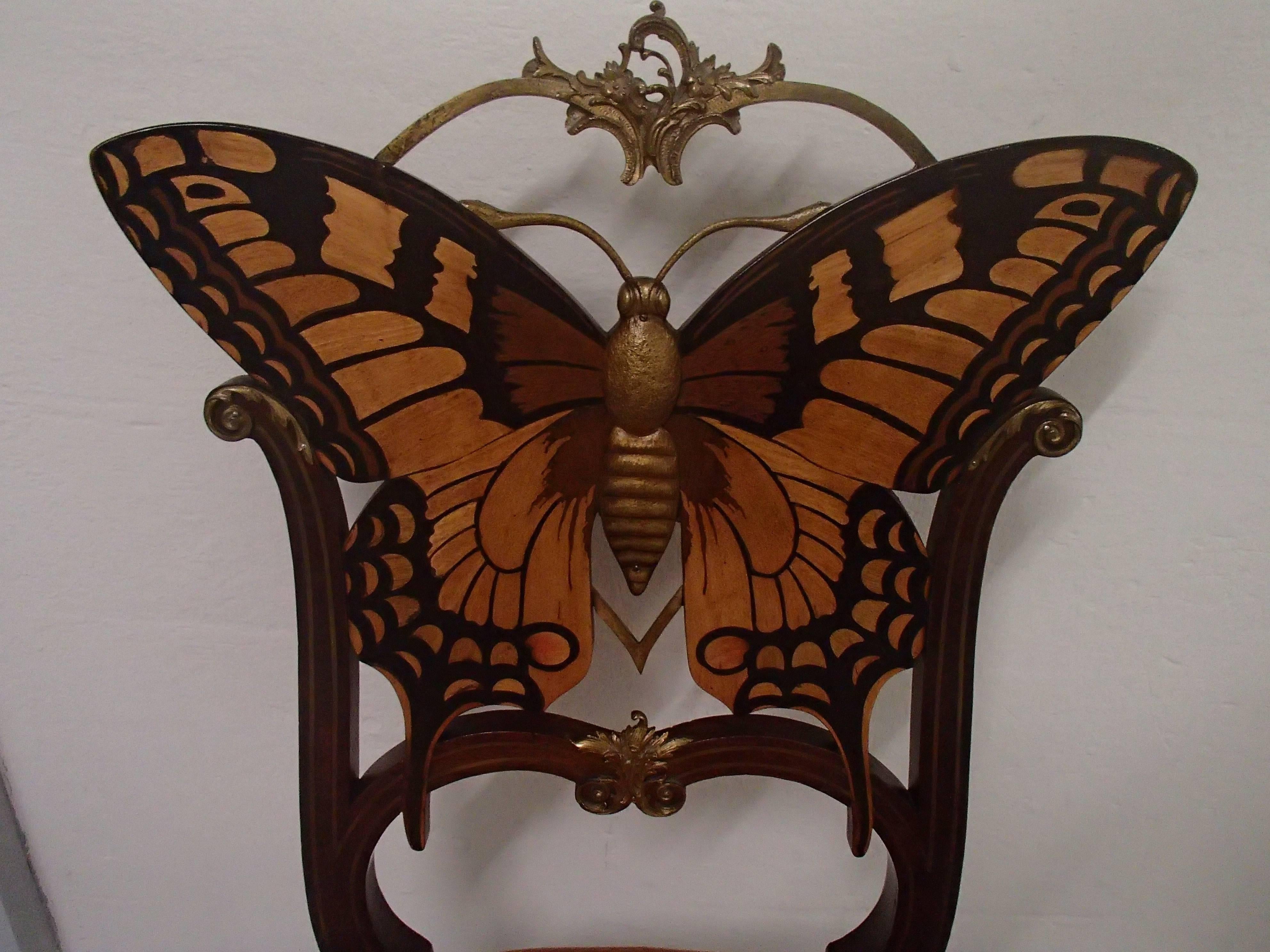 butterfly chairs art nouveau