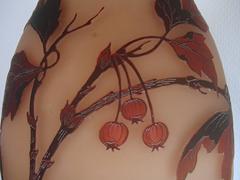 Enorme vaso a cammeo D'Argental