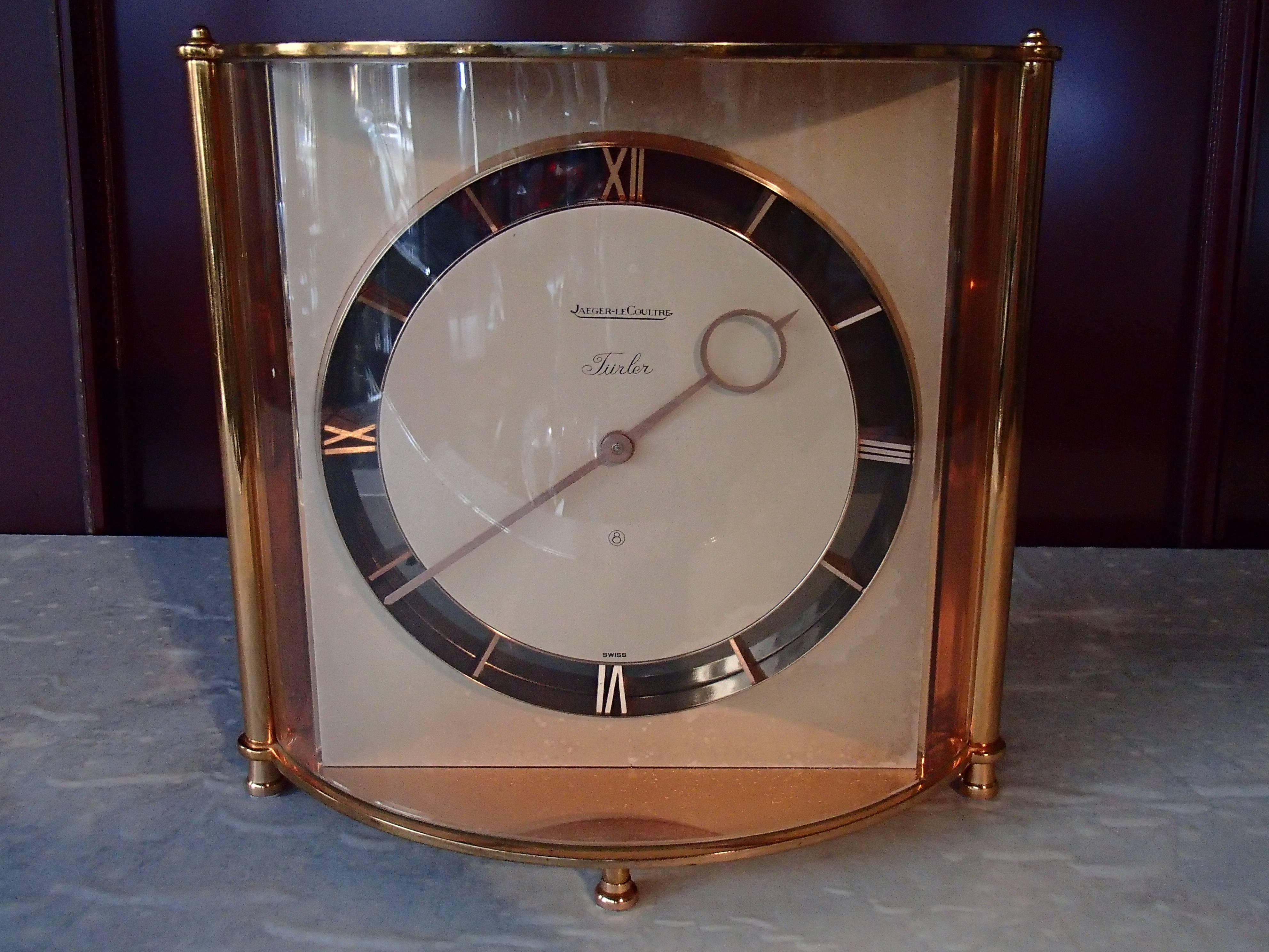 Mid-20th Century Mid-Century Jaeger-LeCoultre Table Clock