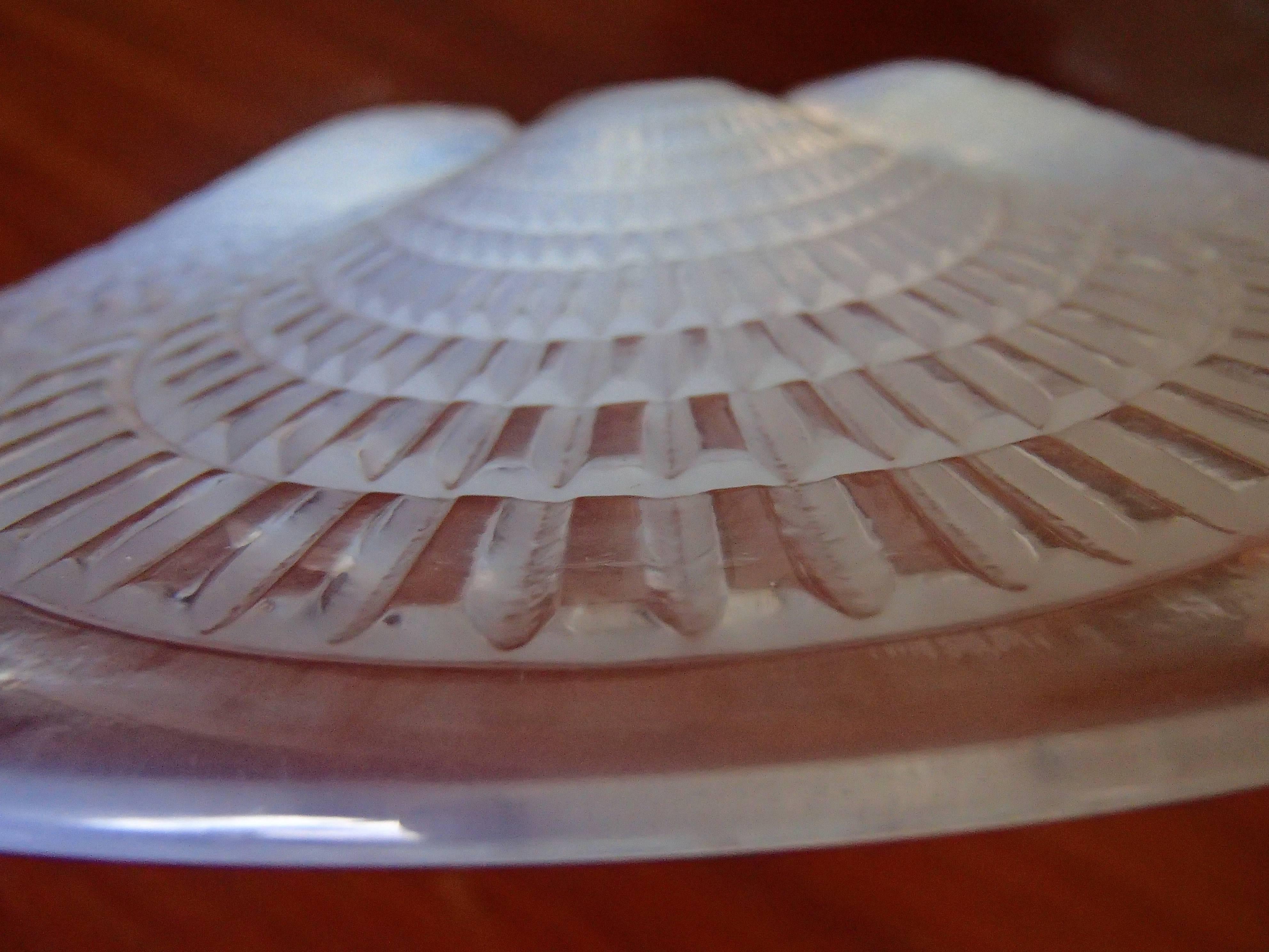 Art déco Assiette et bol coquillages Lalique en vente