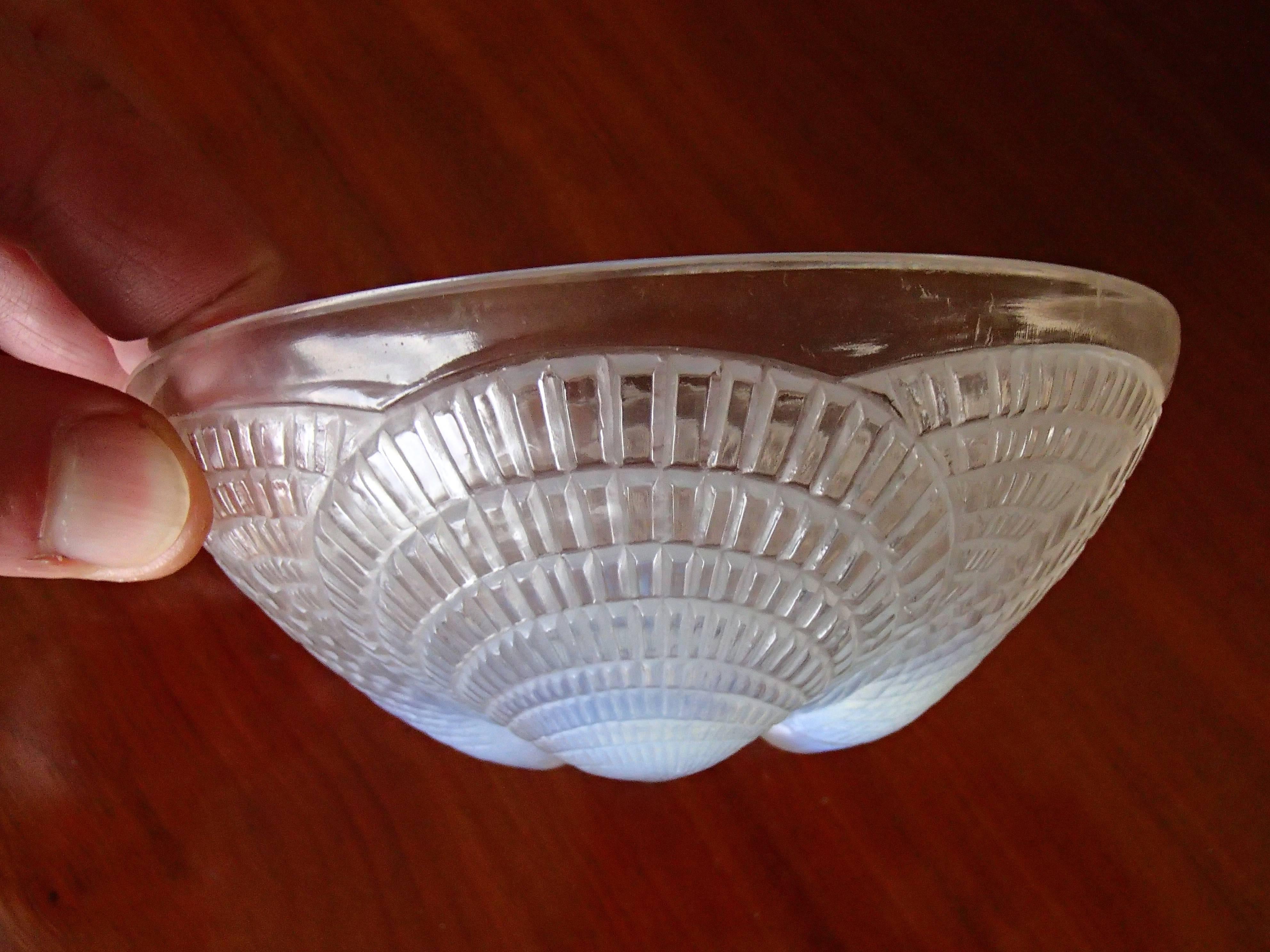 Assiette et bol coquillages Lalique Bon état - En vente à Schöfflisdorf, CH