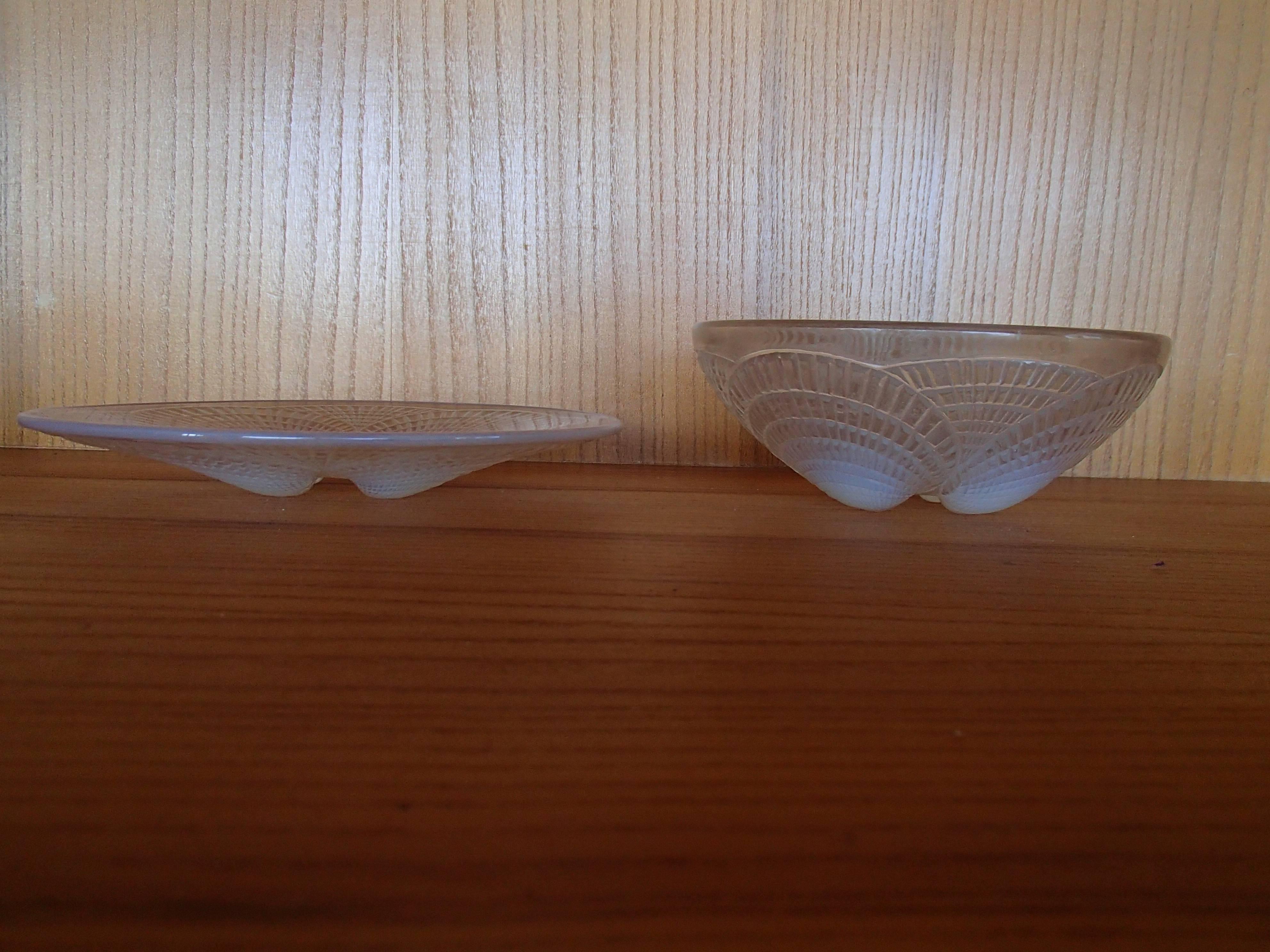 Lalique Plate and Bowl Shells For Sale 2