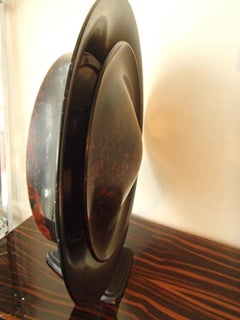 Art Deco Red Brown Bakelite Speaker by Philips
