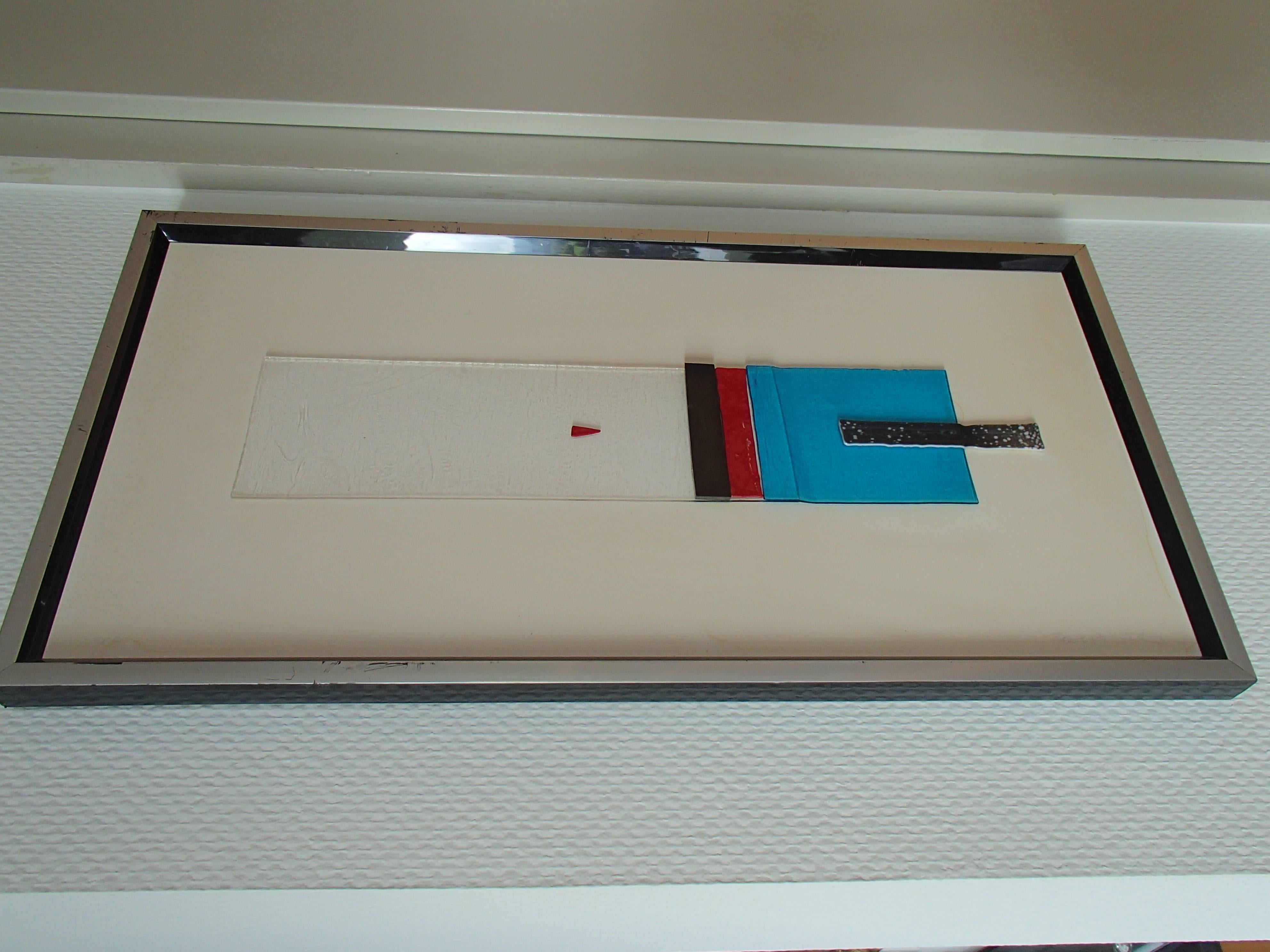 Moderne Farbskulptur aus Glas von Theresa.