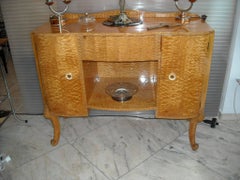 Art Deco Maple Eye Sideboard