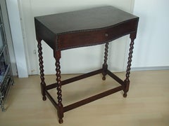 Tisch aus Eichenholz des 19. Jahrhunderts mit Besteck für zwölf Personen Harrison Fisher Sheffield