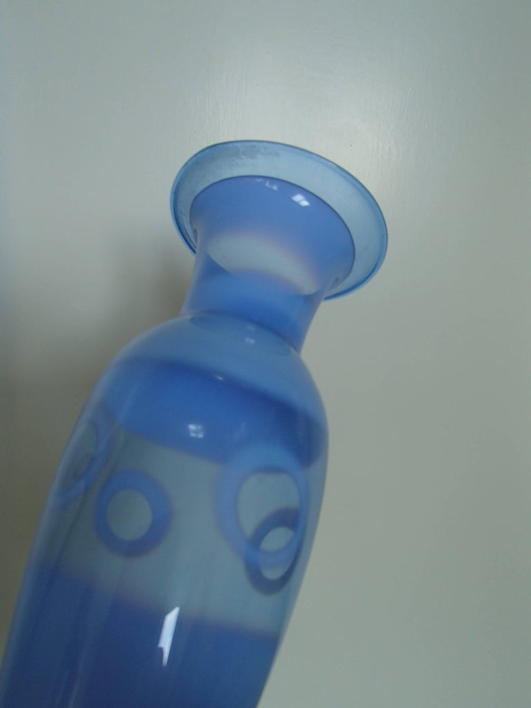 small light blue vase For Sale at 1stDibs
