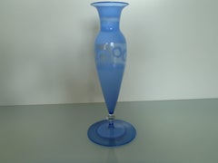 small light blue vase
