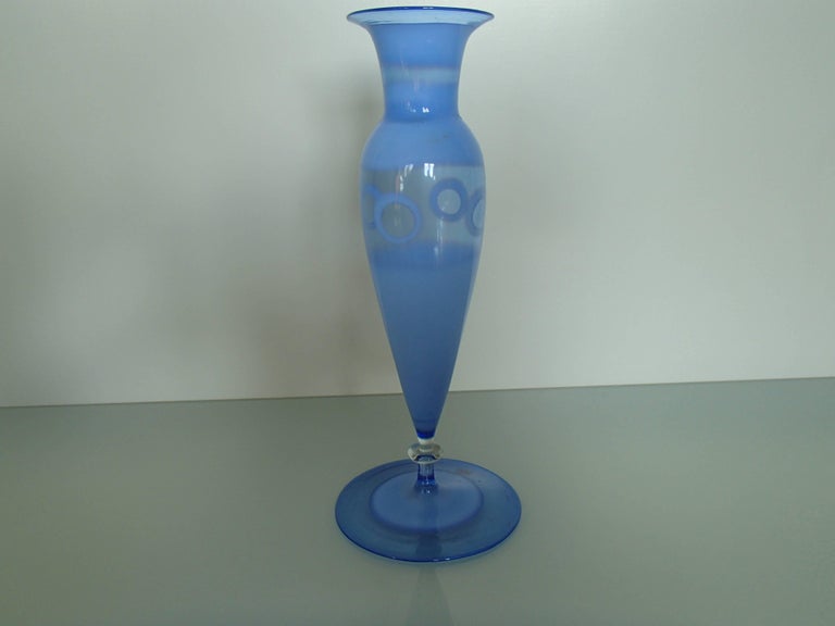 small light blue vase For Sale at 1stDibs
