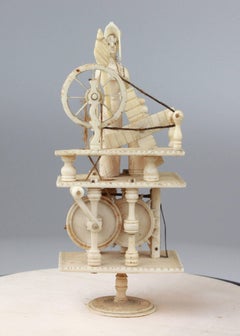 Napoleonic Prisoner of War Spinning Jenny Automaton, circa 1810