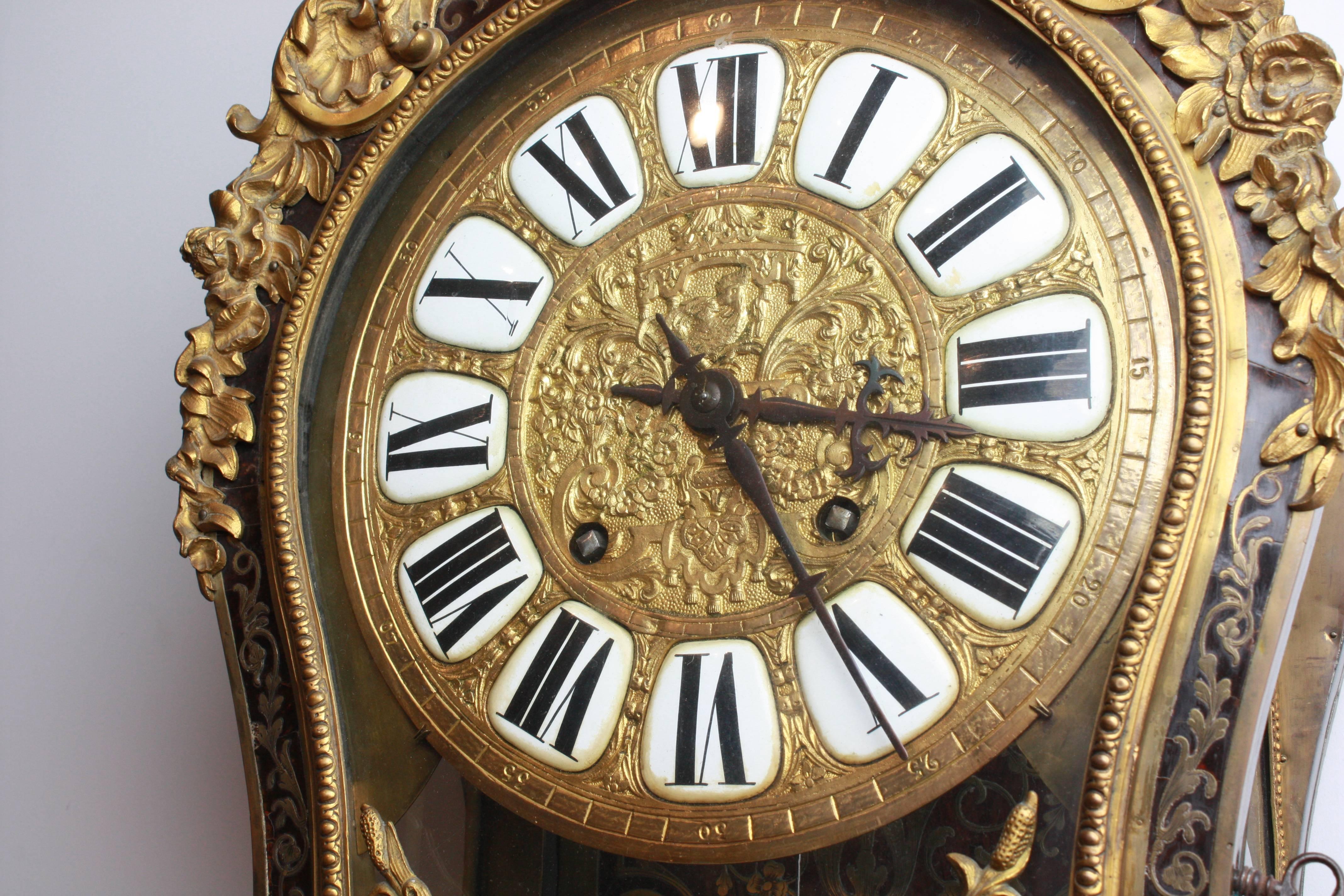 Louis XV Bracket Clock Boulle by Fortin Paris, French, 1747 In Good Condition In London, GB