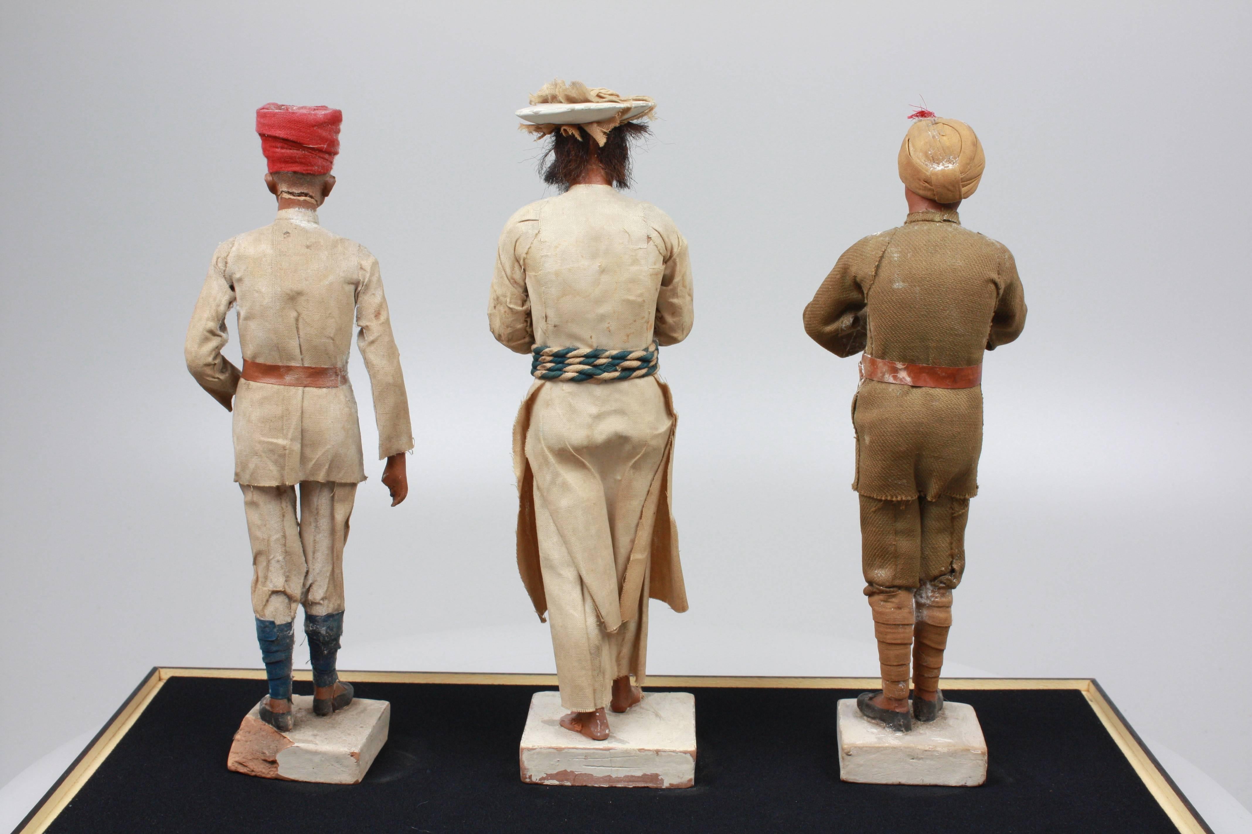 19th Century Indian Clay Figures India, circa 1870 by Jadunath Pal 2