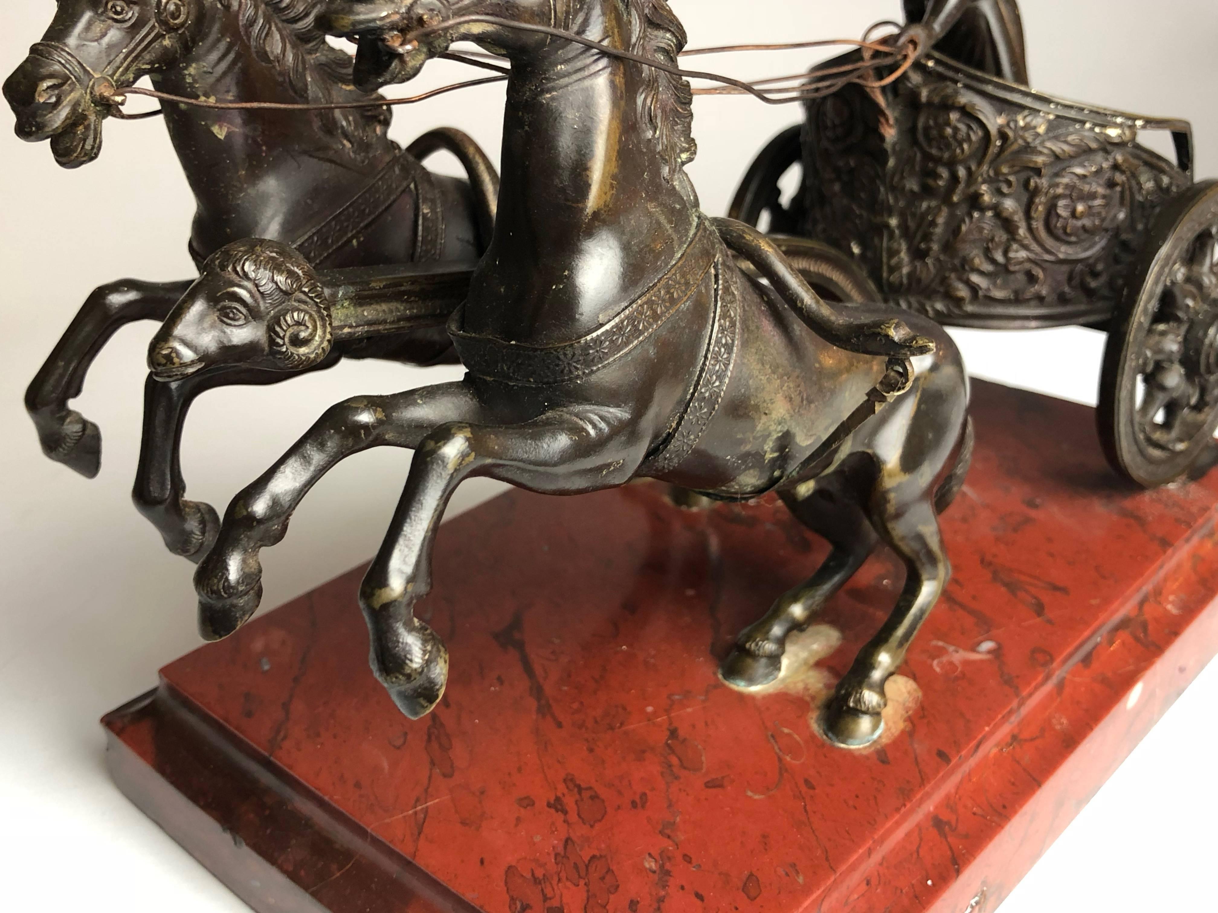 two horse roman chariot crossword
