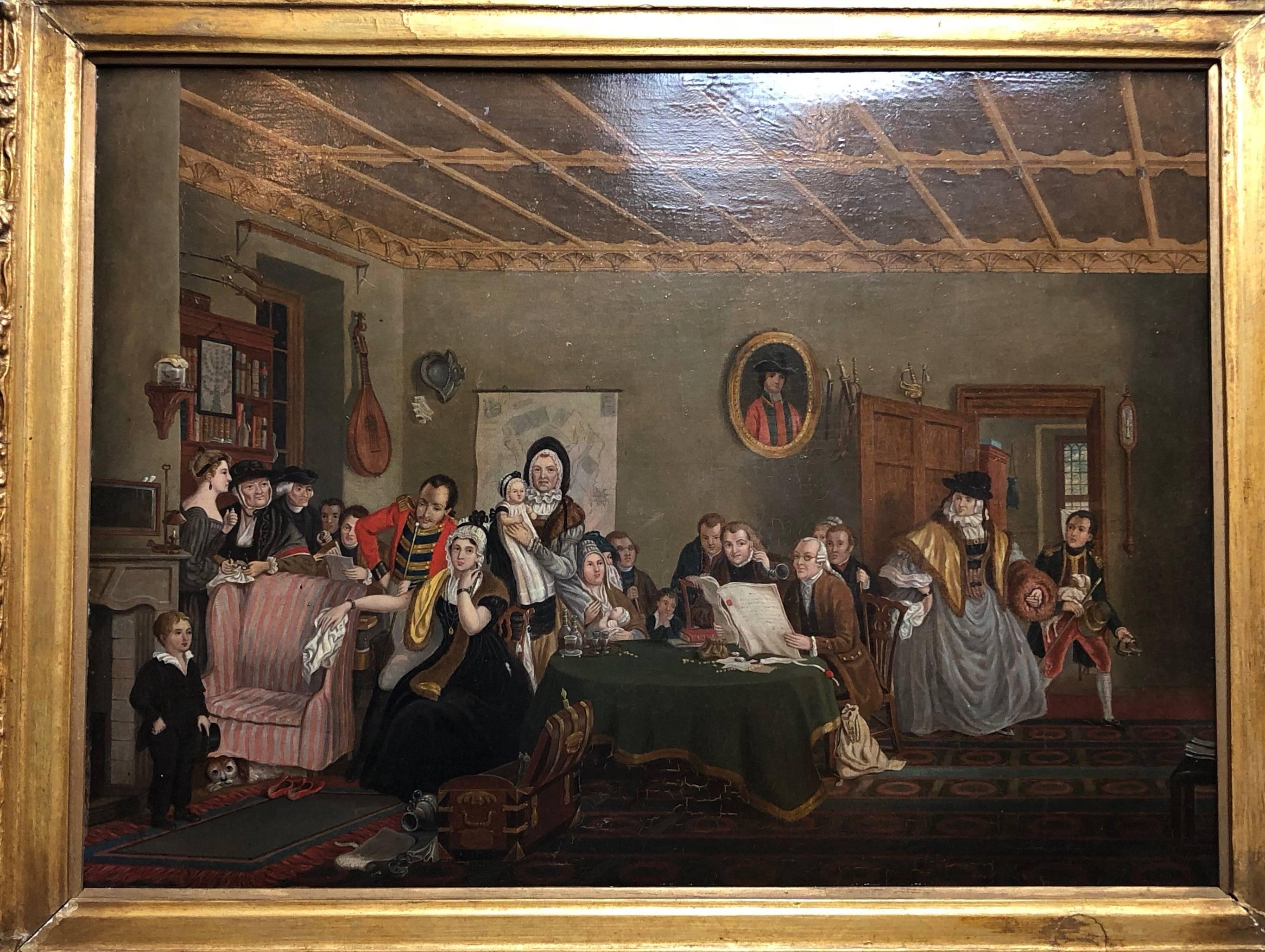 An interesting painting by John Burnet ( 1784 - 1868 )

Scottish CIRCA 1840

