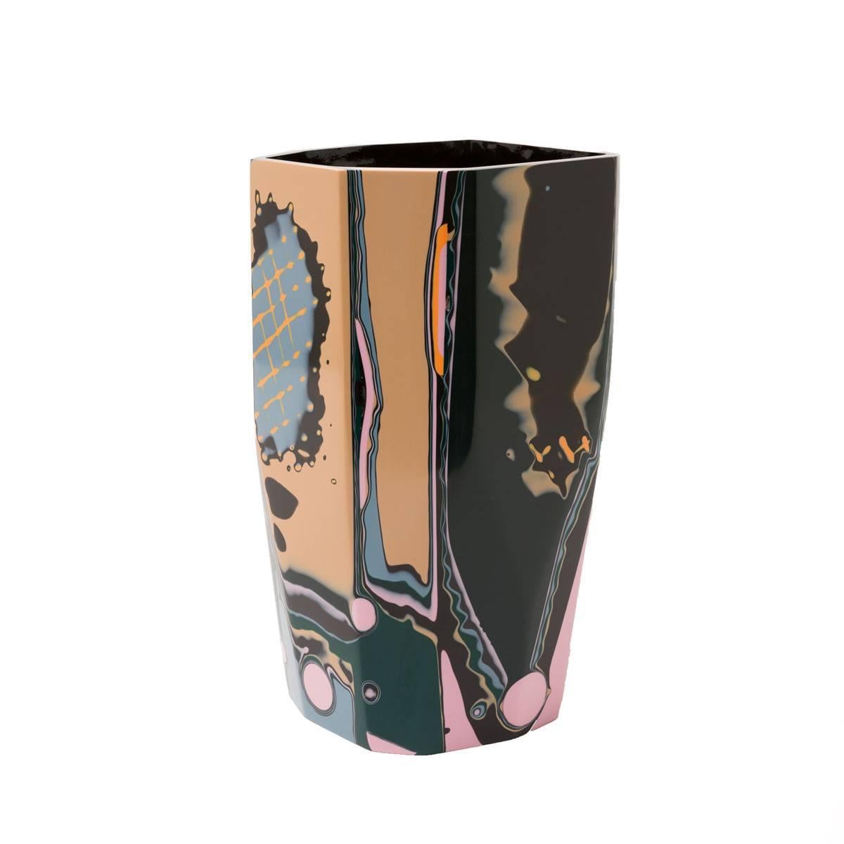 Organic Modern Unique 21st Century Cast Resin Tasmania Vase