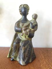 Roger Capron Vallauris Picasso Style Rare Figurative Group, circa 1955