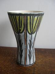 Roger Capron Vallauris French Ceramic "Diabolo" Vase, circa 1960