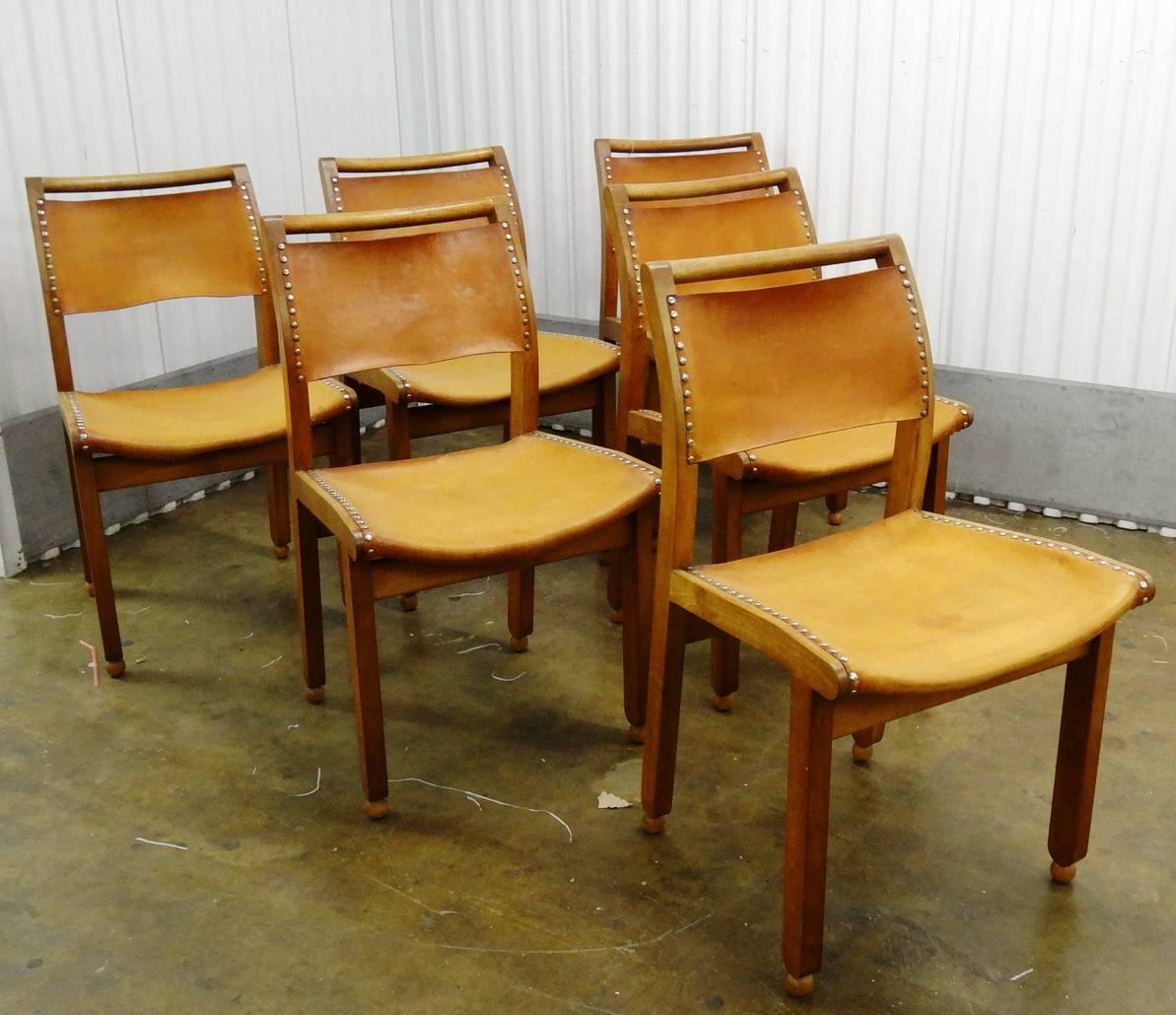 Mid-Century Modern John Makepeace Workshops set of six vintage modernist chairs, circa 1980s For Sale
