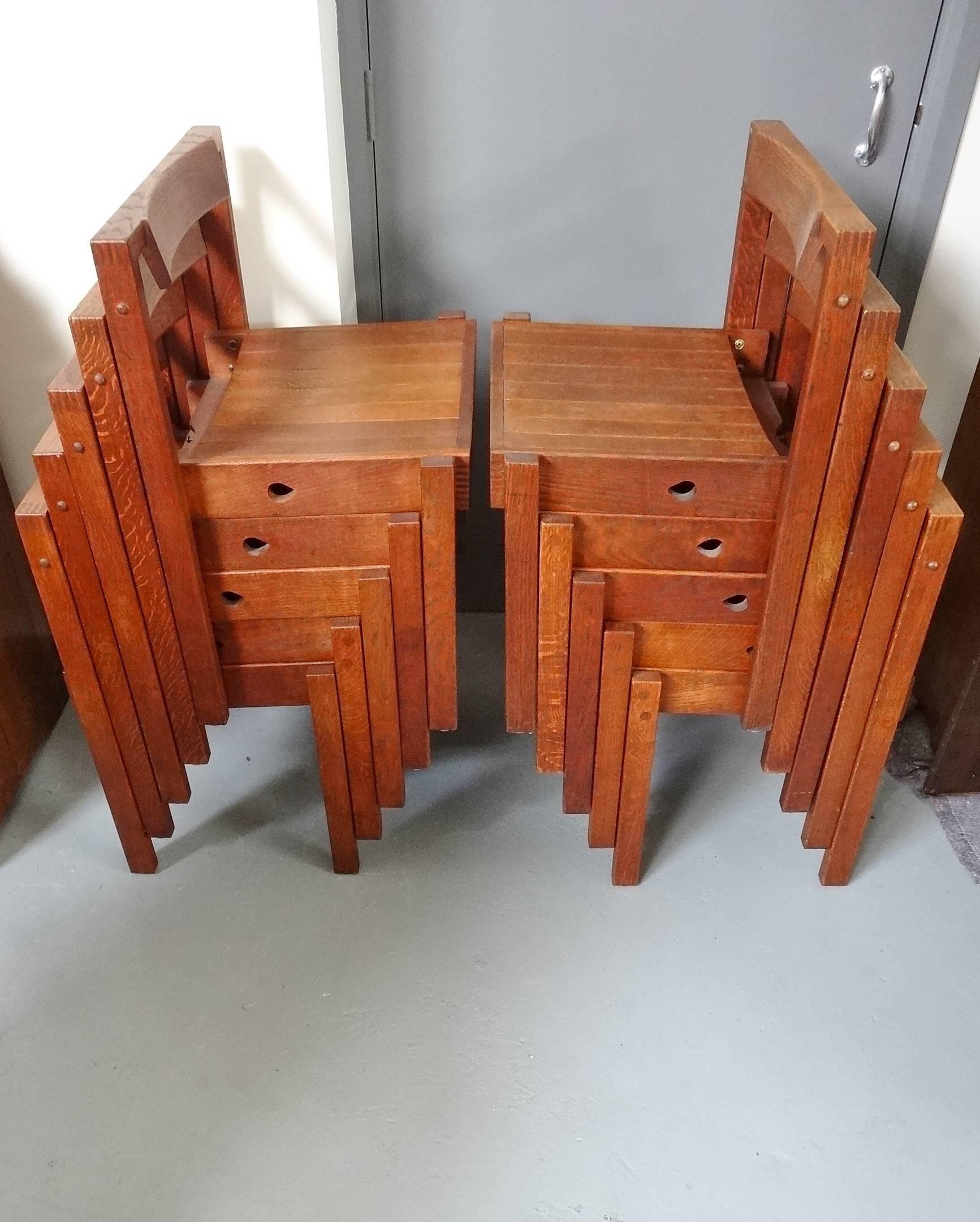 A rare and iconic set of ten, oak “Coventry Cathedral” chairs by Gordon Russell Ltd, circa 1960.
Model no X118. Designed by Prof Dick Russell (Gordon’s brother) in 1960.
A design Classic.

Coventry Cathedral in England was damaged by bombs