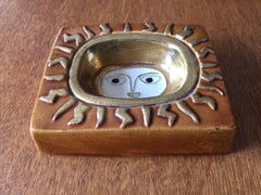 Francois Lembo Ceramic Vide Poche Vallauris Picasso Style, circa 1960