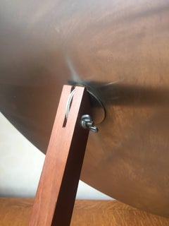 Steel and Teak Mid-Century Modern Dressing Mirror by Durlson Designs