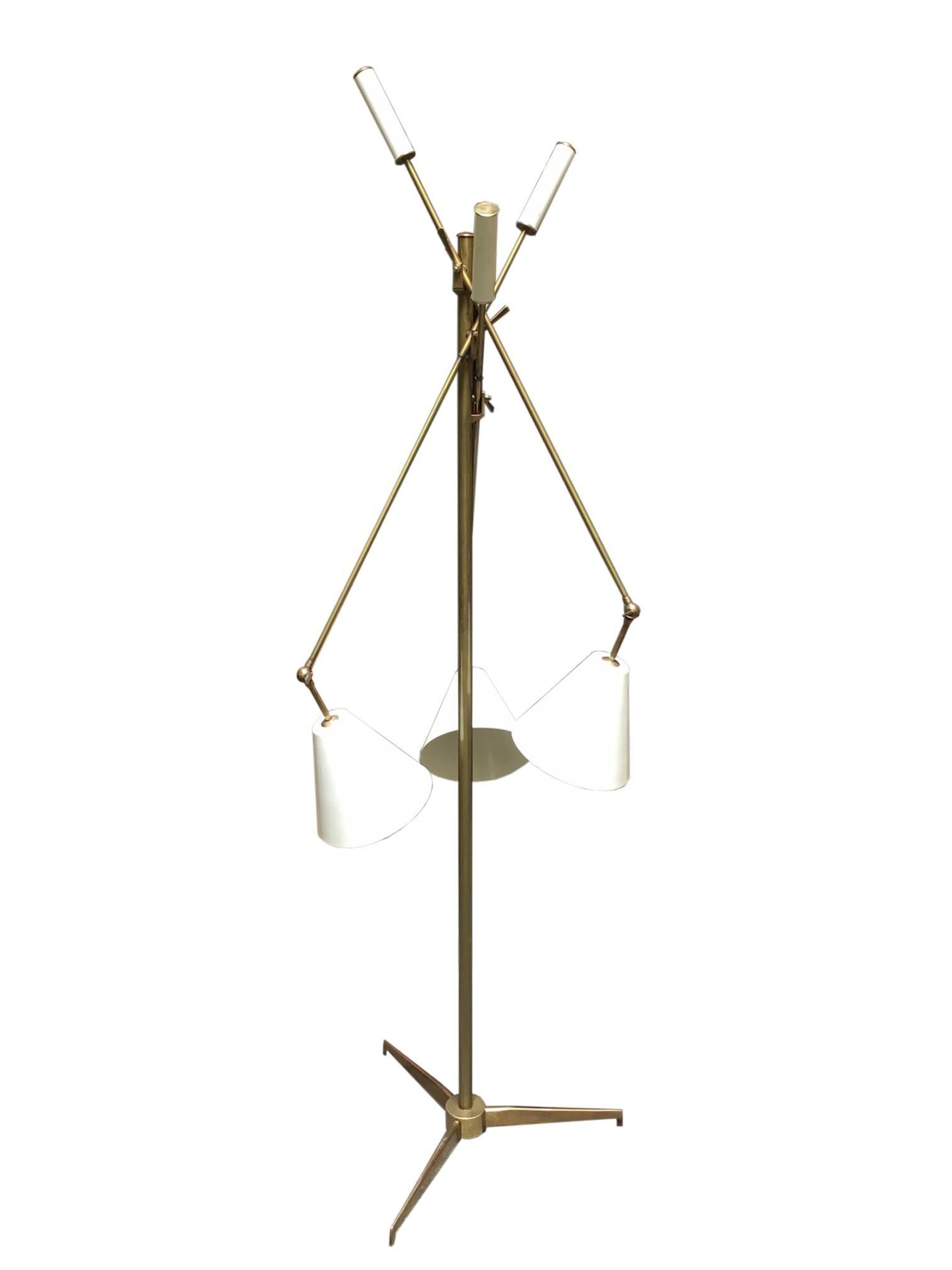 Italian 1950s Triennale Lamp by Angelo Lelli for Arredoluce