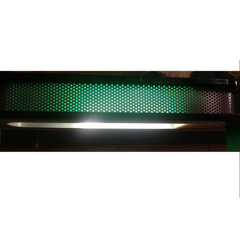 Late 20th Century Green and Black Desk Lamp 