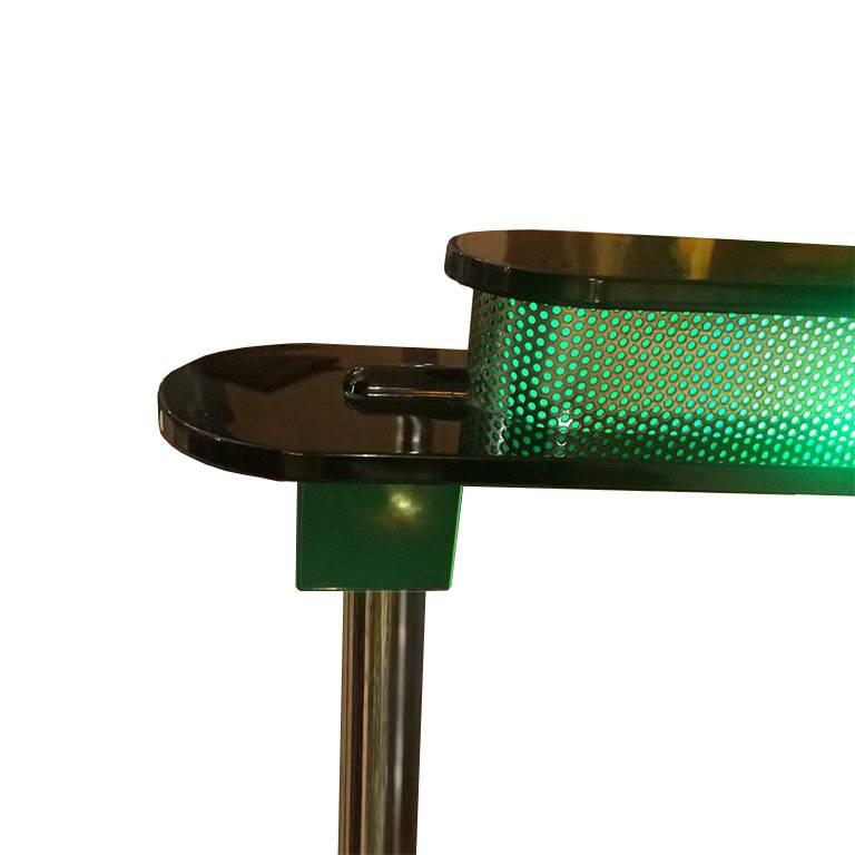 Metal Green and Black Desk Lamp 