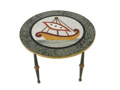 Italian Figurative Marble Side Table