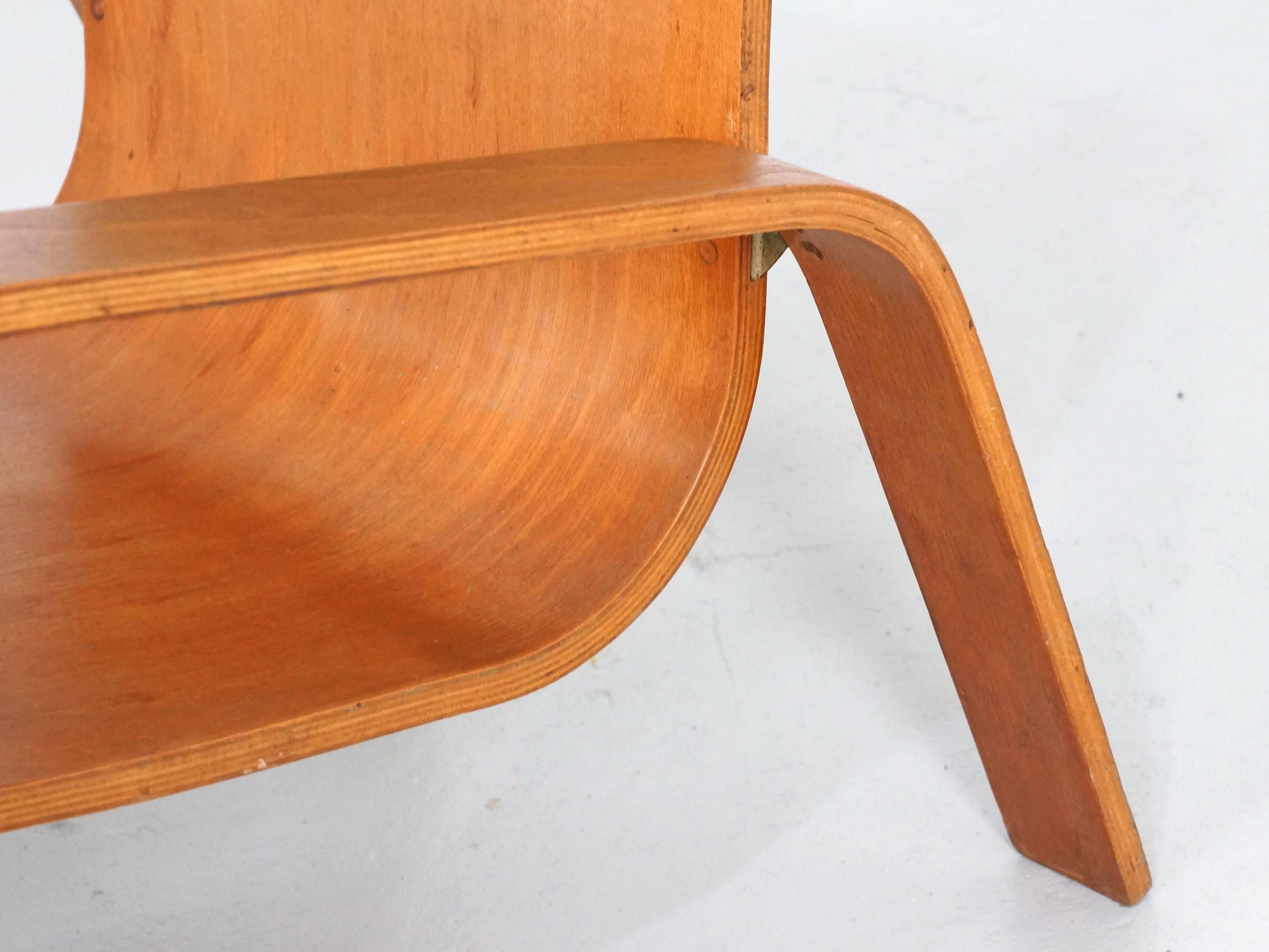 Mid-20th Century Han Pieck Lawo 1 Lounge Chair for Lawo Ommen