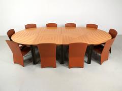 Xxl Conference Table with Graphic Pattern Pierre Dafeu