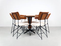 1950s Italian Dining Chairs by Carlo Ratti, Set of Six