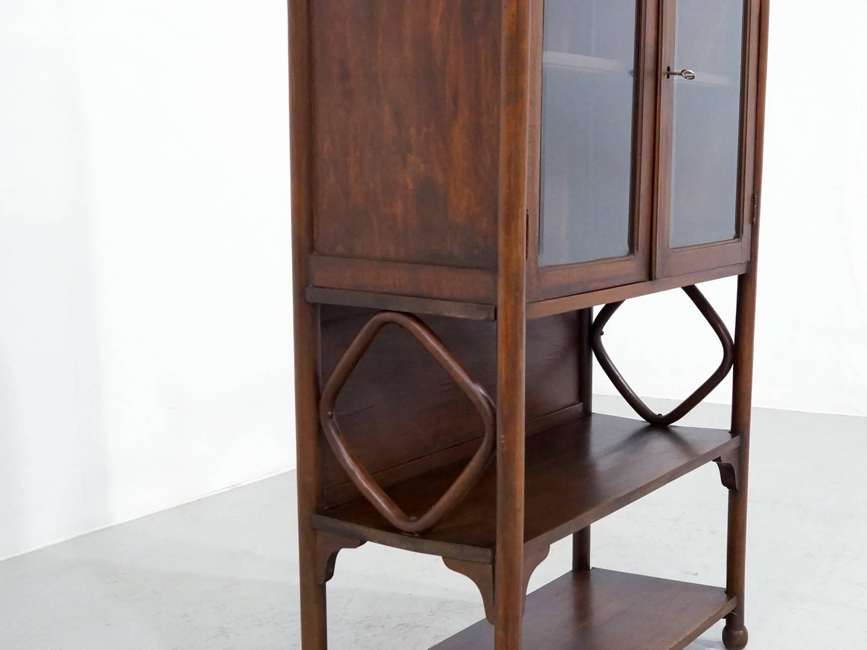 20th Century Josef Hoffmann Cabinet Wiener Werkstätten Made by Jacob and Josef Kohn For Sale