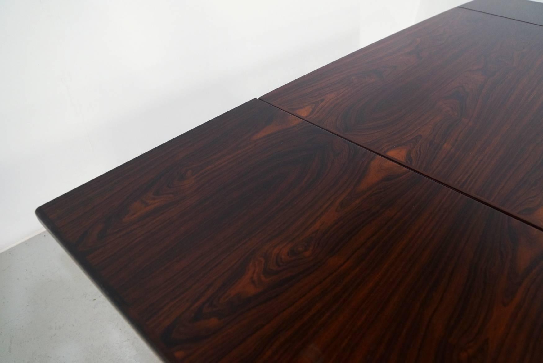 Extendable Danish Mahogany Dining Table 1960s by Randers Møbelfabrik For Sale 3