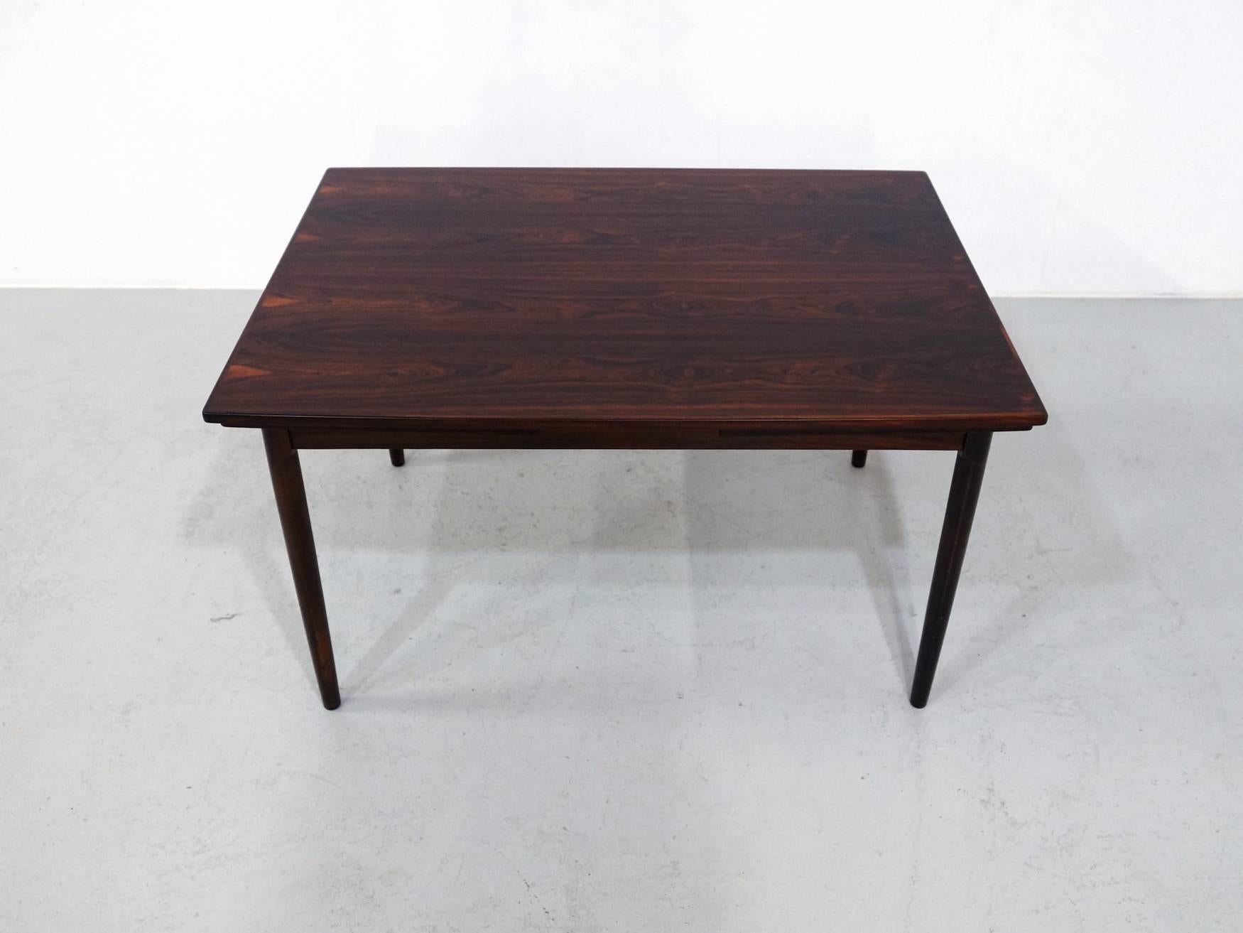 Mid-Century Modern Extendable Danish Mahogany Dining Table 1960s by Randers Møbelfabrik For Sale