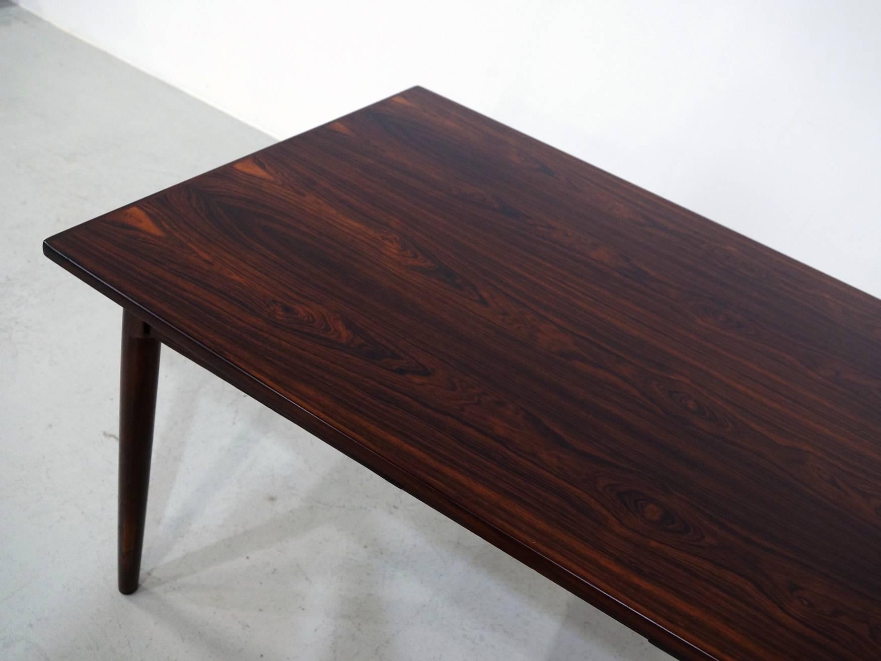 Extendable Danish Mahogany Dining Table 1960s by Randers Møbelfabrik For Sale 1