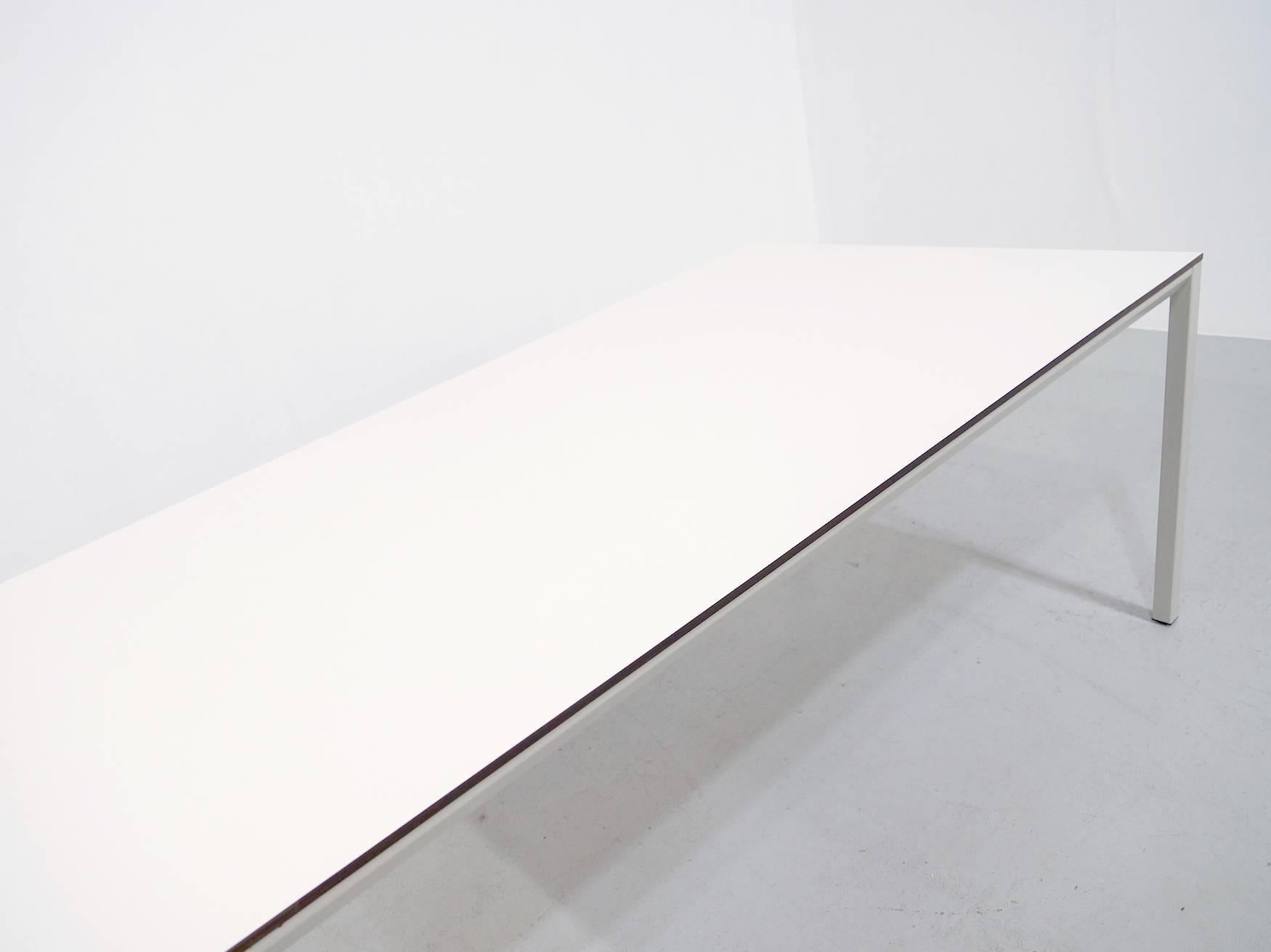 Dutch Large Dining Table Designed by Friso Kramer, Model Facet For Sale