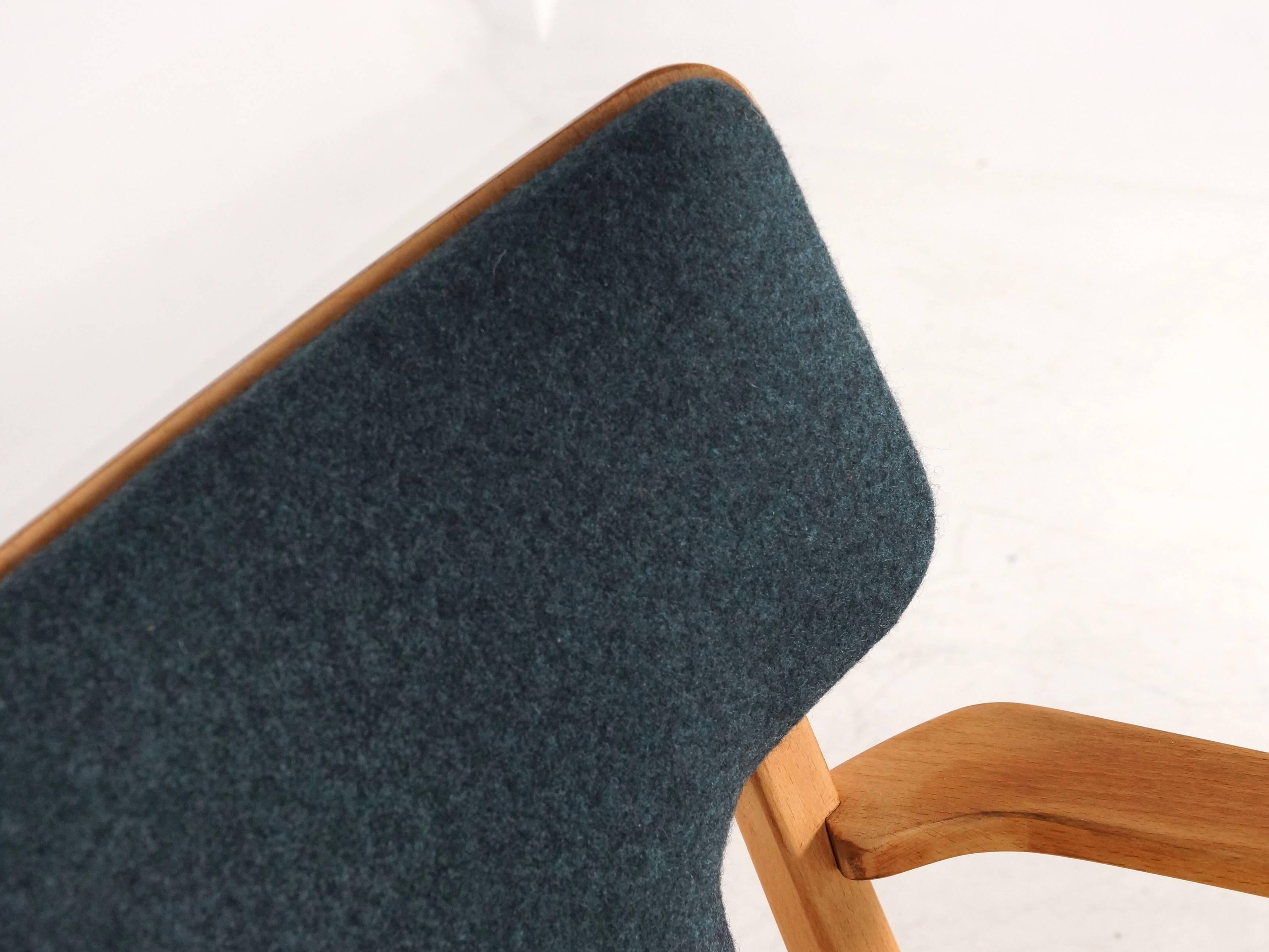 Birch Portex Armchair Peter Hvidt & Mølgaard Nielsen For Sale