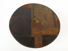 Circular Slate Coffee Table by Paul Kingma, 1967